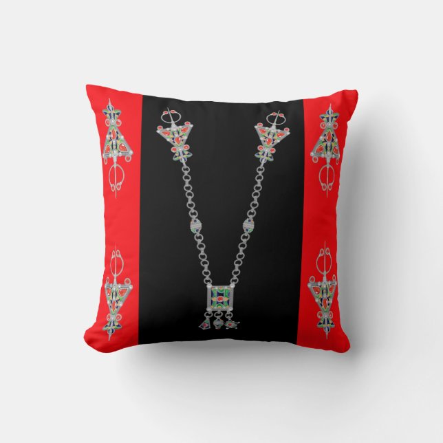 Coussin Bijoux kabyle (Recto)