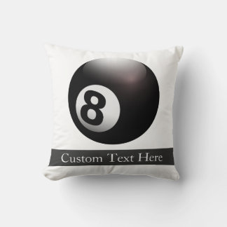 Coussin Billard à 8 balles personnalisées