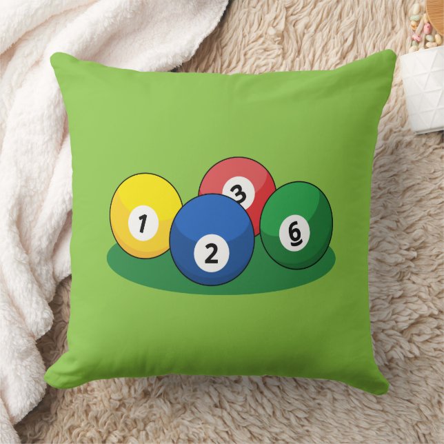 Coussin Billard Billard Ballons de billard (Couverture)