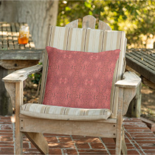 Coussin Bille de bois séchée Coupe transversale Bois rouge