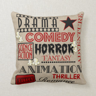 Coussin Billet de genre de cinéma de salle de cinéma