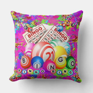 Coussin BINGO BINGO Peinture Éclaboussée CBDOilPrincess