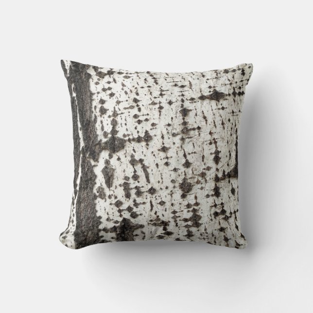 Coussin Birch bark tree (Recto)