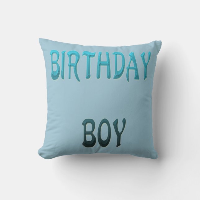 Coussin Birthday Boy (Recto)