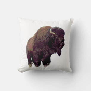 Coussin Bison Buffalo