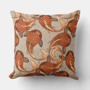 Coussin bisque de poisson paisley