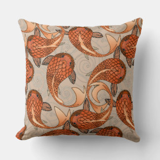 Coussin bisque de poisson paisley