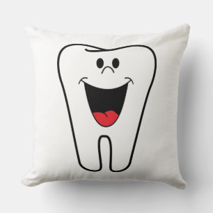 COUSSIN "BITE ME" TOOTH THROTHER PILLOW