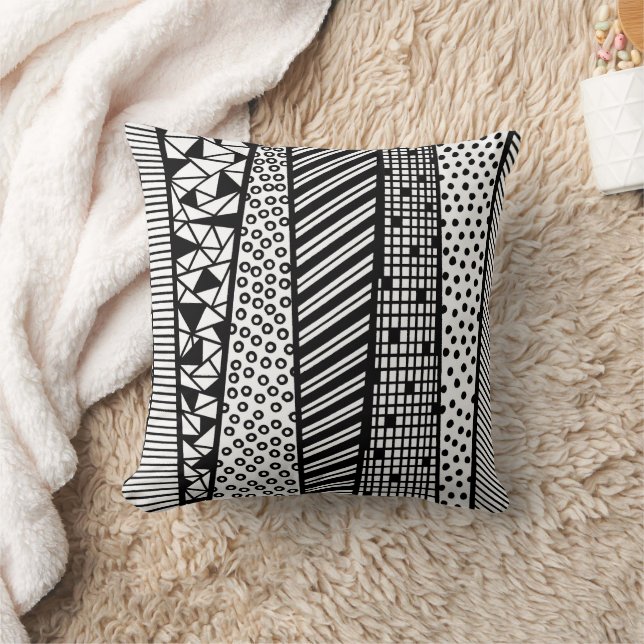 Coussin Black and white (Couverture)