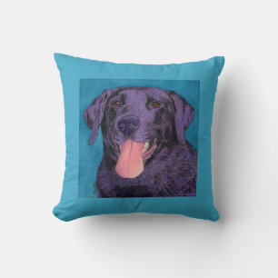 Coussin Black Lab - "Pinecone"
