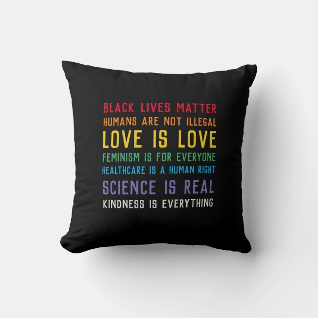 coussin Black Lives Matt (Recto)