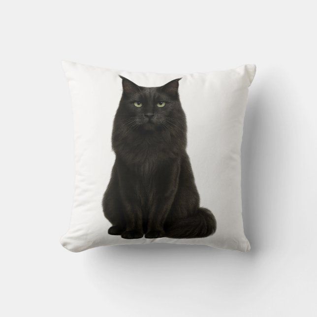 Coussin Black Maine Coon Pillow (Recto)