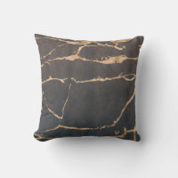 Black Onyx Moderne Marbre Or Foil Gemstone