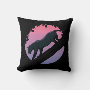 Coussin Black Panther animal Jungle