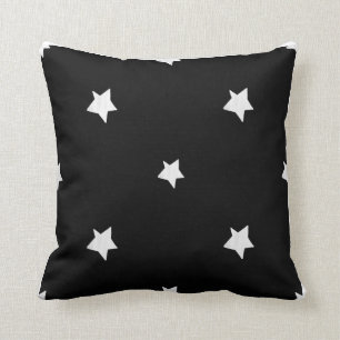 Coussin Black & White Star