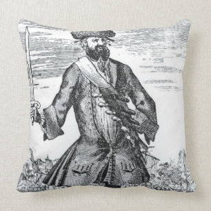 Coussin Blackbeard le pirate, 'd'une histoire générale de