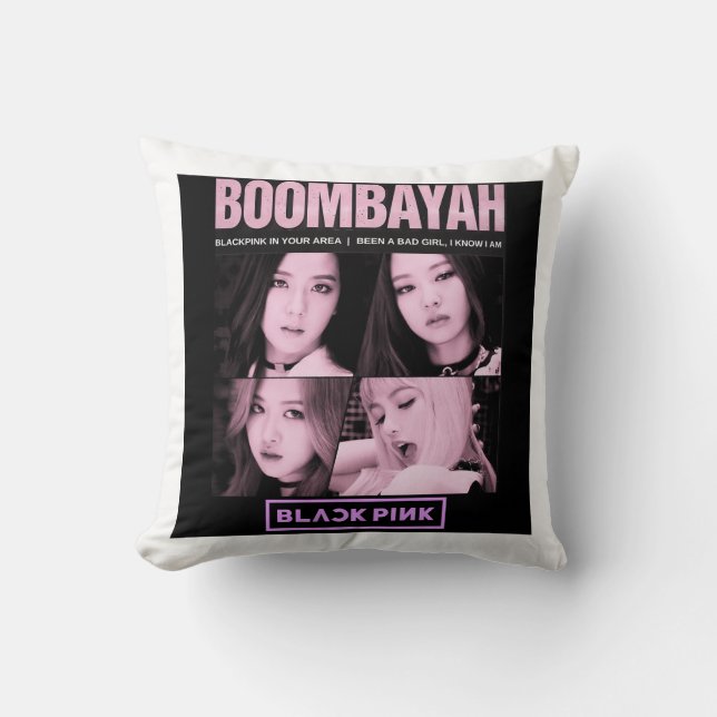 Coussin BlackPink BoomBayah (Recto)