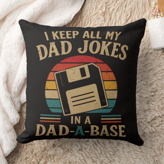 Coussin blague de papa,blague de base de données, humour i (Couverture)