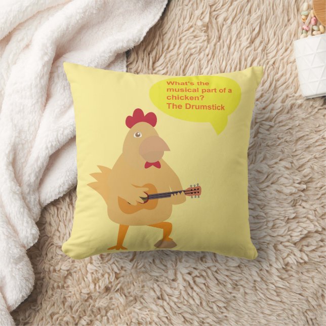 Coussin Blague de poulet (Couverture)