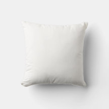 Coussin blanc clair moderne 16x16 - Mini décoratif