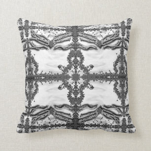 Coussin blanc d'art de Bouddha par Deprise