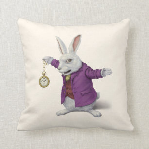 Coussin blanc de lapin