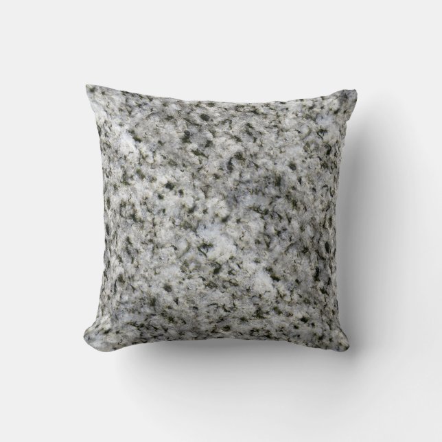 Coussin Blanc de roche de granit (Recto)