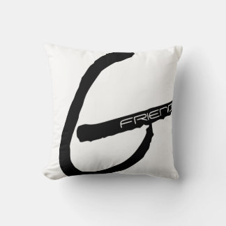 Coussin Blanc et noir G ami pour Girfriend