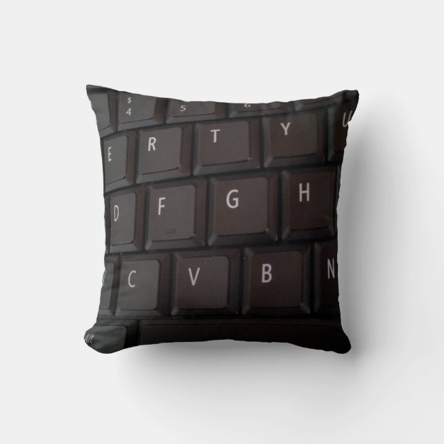 Coussin blanc noir de clavier (Recto)