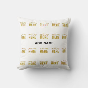 COUSSIN BLANC PERSONNALISABLE MODERNE DE MARQUE VÉRIFIÉ ST
