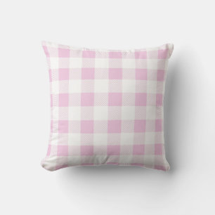 Coussin Blanc rose classique
