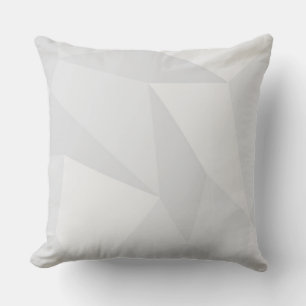Coussin Blanc, simple, moderne, urbain, cool, motif tendan