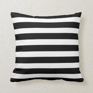 Coussin Blancs et Noirs Moderne Chic