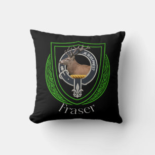 Coussin Blason de clan écossais Fraser