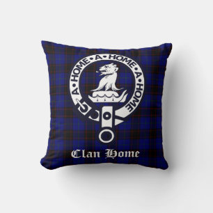 Coussin Blason de la maison du clan et tartan