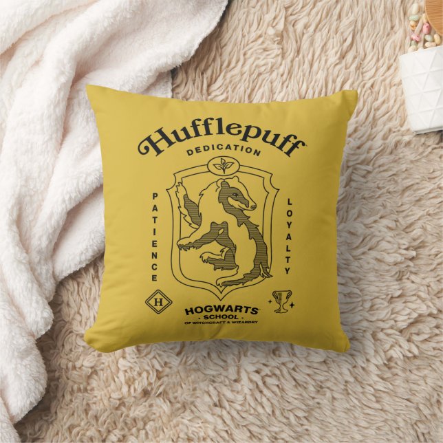 Coussin Blason Dévouement Patience Loyauté HUFFLEPUFF™ (Couverture)