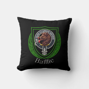 Coussin Blason du clan écossais Baillie
