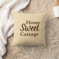 Blé Coloré "Home Sweet Cottage" Jeu d'oreiller