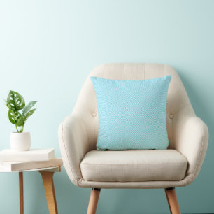 Coussin Bleu Aqua - Coastère Calme Décoratif