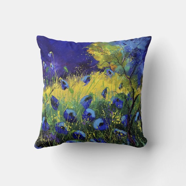 Coussin Bleu automne, Art (Verso)