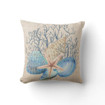 Bleu Beige Coquillages Estarfish Coral Vie marine