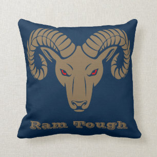 Coussin Bleu Bleu Bleu Bélier dur