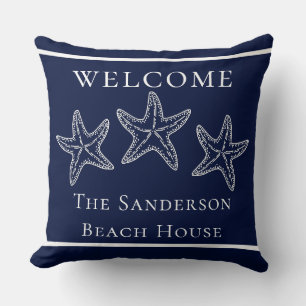 Coussin Bleu bleu marine
