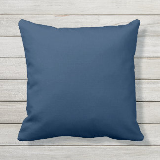 Coussin bleu bleuet foncé