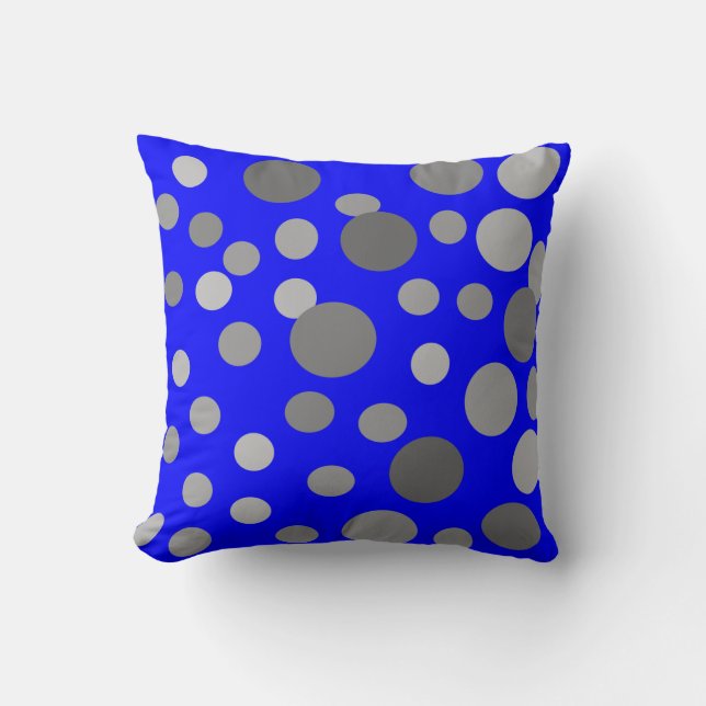 coussin bleu bulle d'argent (Recto)