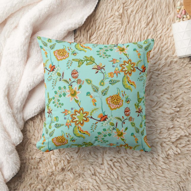 Coussin Bleu Campagne Français (Couverture)