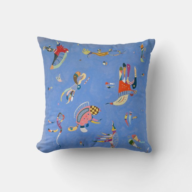 Coussin Bleu ciel | Kandinsky | (Recto)