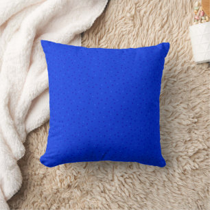 Coussin Bleu clair avec de petits pois.