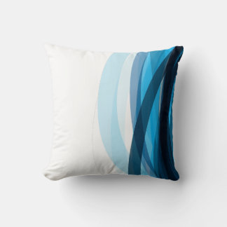 Coussin Bleu - Cool, Calme & Contemporain
