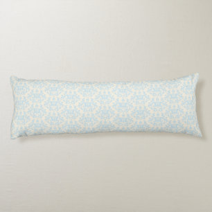 Coussin bleu de crème de coeur de pattes de